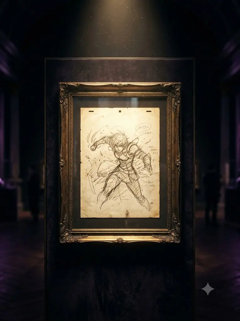当社が取得したラフ原画